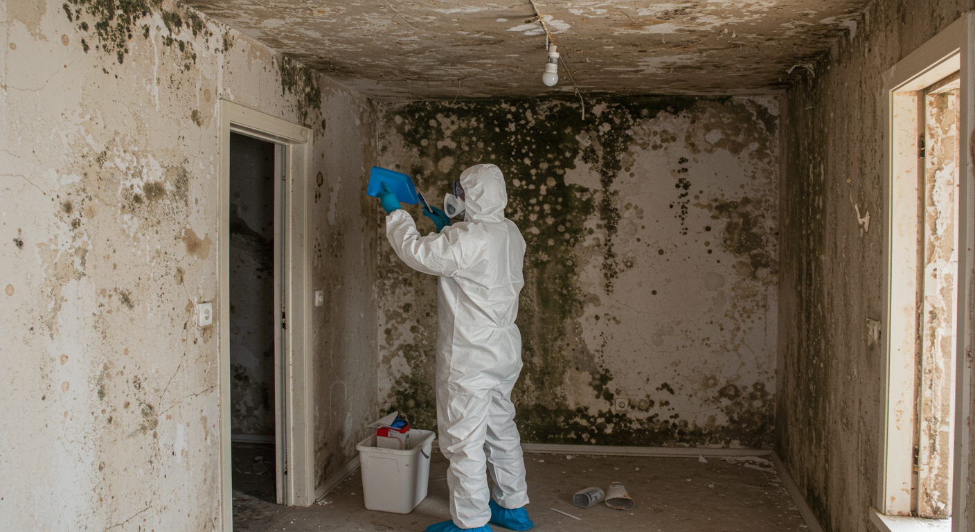 Before and After Mold Remediation