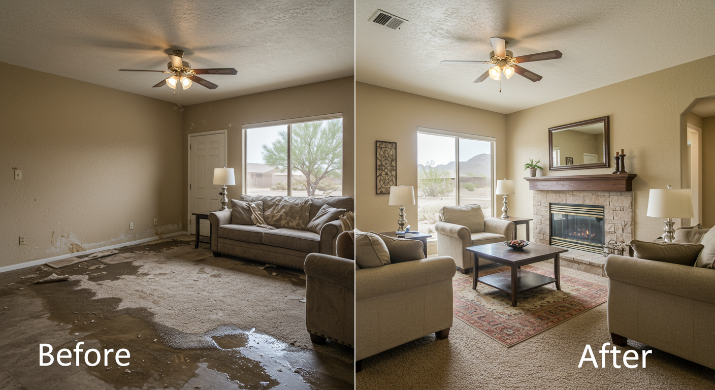 Water Damage Restoration Goodyear, AZ