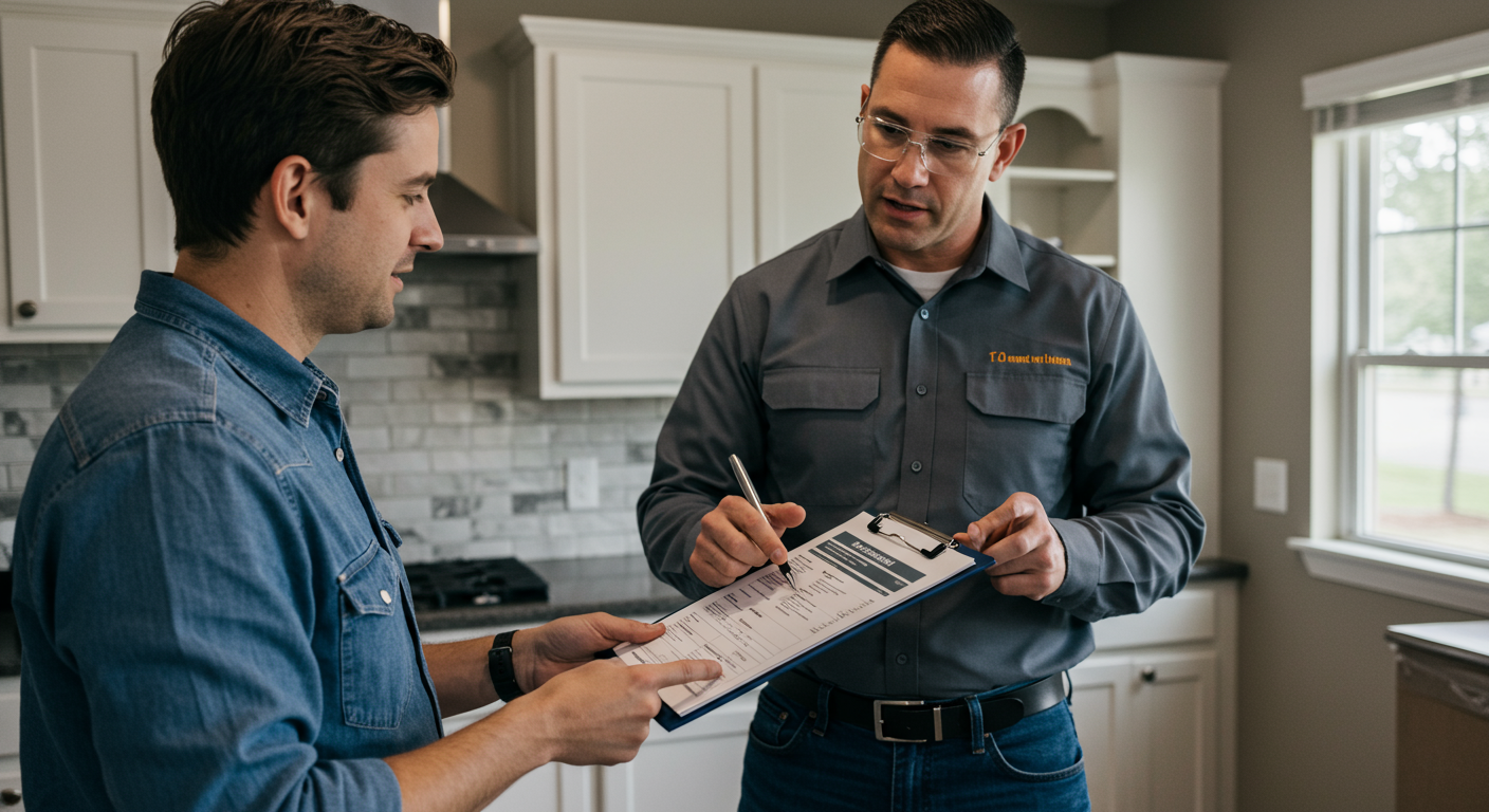 Certified technician performing water damage restoration in Surprise, AZ