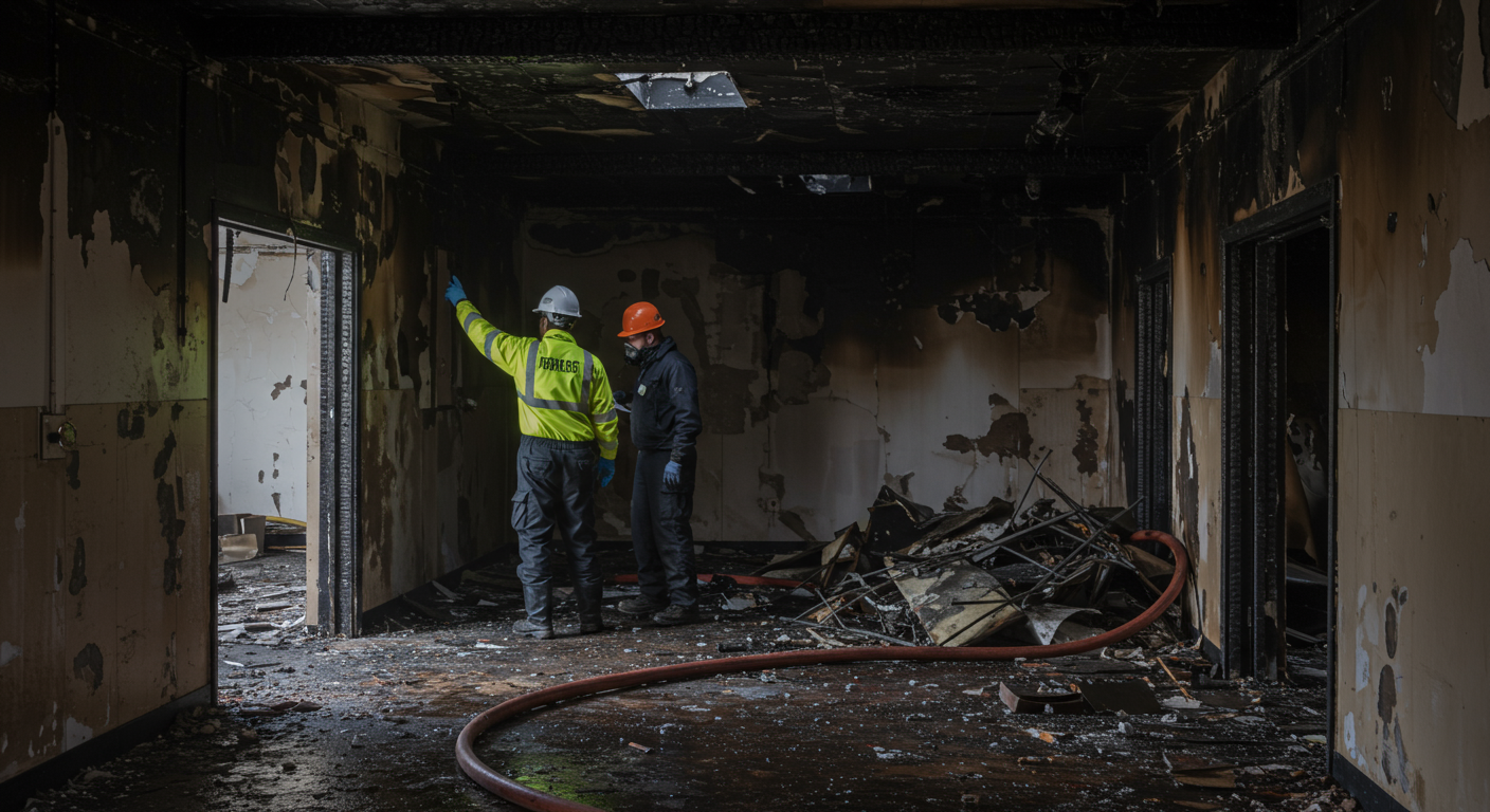 Fire Damage Cleanup Process
