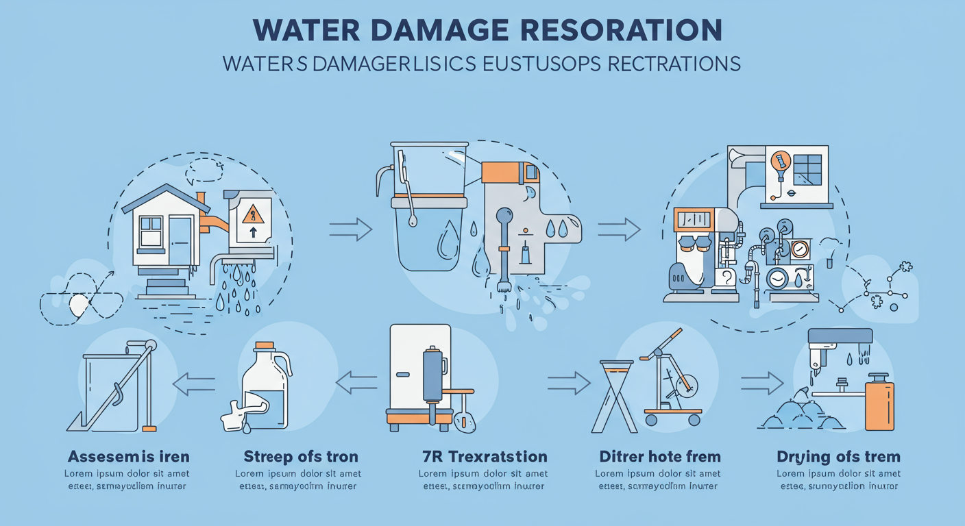 Water Damage Restoration Steps